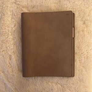 Cloth and Paper vegan sueded leather planner cover A5